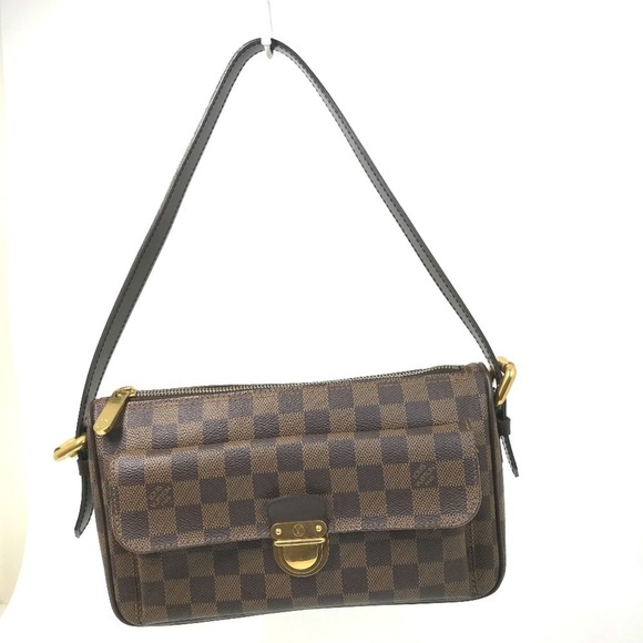 LOUIS VUITTON Authentic Brown Damier Canvas Shoulder Bag - Picture 1 of 15